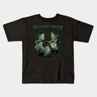 Dean Winchester Lightening Vintage Kids T-Shirt